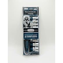Lavoro 12 Parça 1/2" Krom Vanadyum Lokma Anahtar Takımı