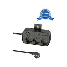Bfs Akım Korumalı Priz 2 Usb + 2 Type-c Girişli 2 Metre Kablosu Anahtarlı Ve Duvara Monte Edilebilir Standart
