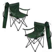 Bofigo Kamp Sandalyesi Katlanır Sandalye Piknik Plaj Balkon Sandalyesi Yeşil 2'li