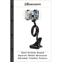 Özel Üretim Stand Aparatı Mobil Aksesuar Akrobat Telefon Tutucu