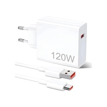 Rio Tech 120w Xiaomi Uyumlu Turbo Şarj Ve Turbo Type-c Kablo Şarj Seti