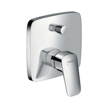 Hansgrohe Logis Ankastre Banyo Bataryası Kare Krom