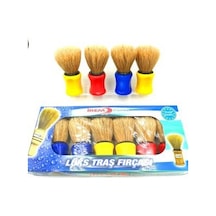 İrem Kanca Sakal Fırçası Renkli Plastik Saplı - 6'li Paket