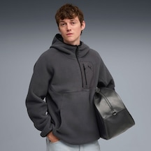 Puma Pumatech Erkek Gri Kapüşonlu Sweatshirt Gri