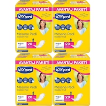 Canped Mesane Pedi Avantaj Paketi Yoğun Büyük Boy L 20'Li x 4 80 Adet
