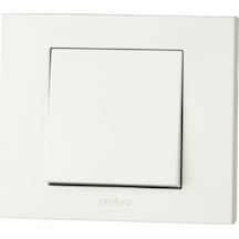 Grano Beyaz Anahtar+ Çerçeve Dhil