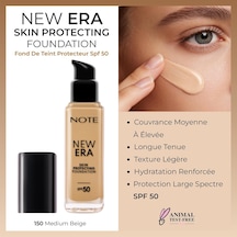 Cosmetics New Era Skin Protecting 150 Nemlendirici Etkili Spf 50 Hyaluronik Asitli Fondöten