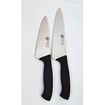 Assos Mutfak Şef Bıçak Seti - Siyah
