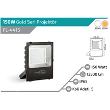 150w Gold Seri Led Projektör Beyaz 6500k