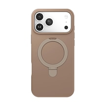Apple İphone 17 Pro Regal Magsafe Standlı Kapak - Çöl Titanyum 0.2M-Çok Renkli