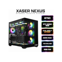 Xaser Nexus X30 i7-14700F 16 GB 1 TB M.2 NVMe SSD 8 GB RTX5060 Free Dos Masaüstü Oyuncu Bilgisayarı