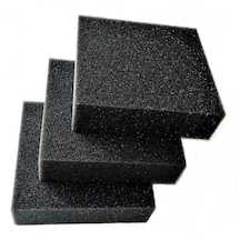 Biyolojik İnce Gözenekli Siyah Akvaryum Filtre Süngeri 18 X 18 X 5 Cm 1 Adet
