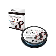 Daiwa Tournament Evo+ 8b Multicolor 0.16mm İp Misina 300m 0.16 Mm
