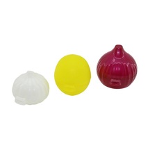 3lü Saklama Kutusu Limon - Soğan - Sarımsak Renkli Plastik Fileli Ambalaj Go53/01528