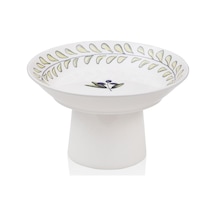 The Mia Olivos Ayaklı Servis Tabağı 20 Cm Çok Renkli