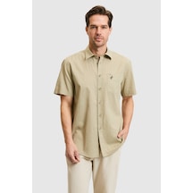 U.S. Polo Assn. U.s. Polo Assn. Erkek Açık Haki Gömlek Kısa Kollu 50319023-vr183 Acık Hakı