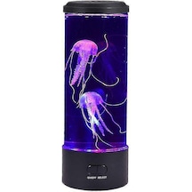 Çok Renkli Led Denizanası Lav Lambası, Usb Şarjlı Gece Lambası, Yuvarlak Ruh Hali Işığı Dekorasyon Oyuncağı Çok Renkli