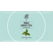 Rebul 65 Derece Green Tea Kolanyalı Mendil 5 ML 50'li