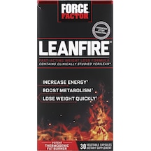 Force Factor, Leanfire Fat Burner Weight 30 Veget