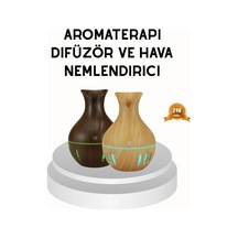 Ahşap Desenli 130 Ml Aromaterapi Difüzör Sessiz Ve Usb Bağlantılı Mh-hs9917-7553