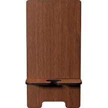 Ahşap Telefon Standı Masa Üstü Ahşap Telefon Standı Telefon Tutucu Cep Telefonu Standı Cep Telefonu Aksesuar Acı Kahverengi