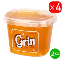 Parlatıcı Jel Arap Sabunu, 4 adet 2 KG Ayçiçek Yağlı Macun Formunda Sabun (Toplam 8 KG)