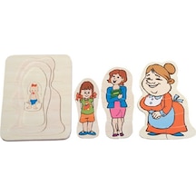 Ahşap Nine Katlı Evreler Puzzle