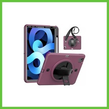 Bezos Apple iPad Uyumlu Pro 11 2020 Kılıf Strap-c Otterbox Tablet Kapak - Mürdüm Dmc
