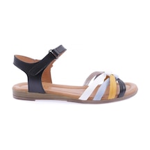 Dgn 3052-22y Kadın Çapraz Bantlı Sandalet 3052-2022-R1534 Siyah