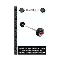 Delux Serisi Çalışma Hazırlık Ağırlık Drd-120-40 Kg Barbell Olimpik Dambıl 40 Kg