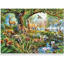 Star Puzzle 1000 Parça Ormanda Yaşam Puzzle