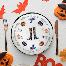 Keramika Halloween Happy Servis Tabağı 26 Cm 19950