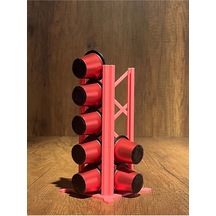 Nespresso Kapsül Kahve Organizer Pembe Siyah