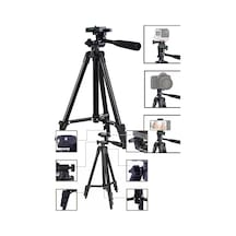 Profesyonel 102 Cm Fotoğraf Yayın Tripotu Profesyonel Fotoğraf Makinesi Tutucu 3120