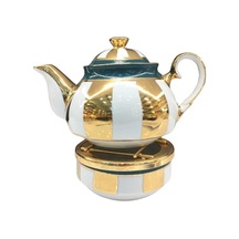 Kenar Gold Demlik+kaide Yeşil