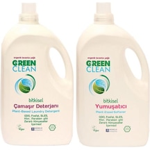 U Green Clean Organik Çamaşır Deterjanı + Yumuşatıcı 2 x 2750 ML