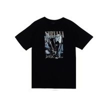 Nirvana - Kurt Cobain Baskılı Unisex %100 Pamuk Siyah T-shirt SIYAH Nirvana - Kurt Cobain Baskılı Unisex %100 Pamuk Siyah T-shirt SIYAH