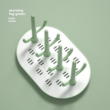 Maiyame Yeni Kaktüs Desenli Yeşil Bebek Biberon Kurutma Rafı - Çok Fonksiyonlu, Ayrılamabilir, Taşınabilir Oyuncağı Ve Emzikler İçin Hijyenik Kurutma Tabanı