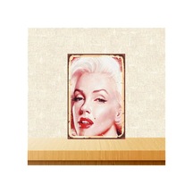 Marilyn Monroe Bakış 20-30 Cm Retro Ahşap Tablo Tkfx4761 Çok Renkli - 743297613 Çok Renkli