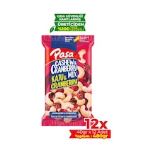 Paşa Kuruyemiş Çiğ Kaju & Turna Yemişi 12 x 40 G