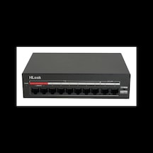 Hılook Ns-0110mp-60, 8 Port, Megabit, Poe 60w, 2 Port Megabit Uplink, Yönetilemez, Masaüstü Switch