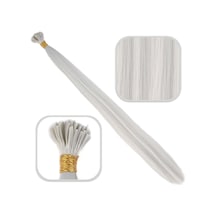 Fiber Sentetik Boncuk Kaynaklık Renkli / Açık Gri / 100 Adet - Mydr-571592 Çok Renkli
