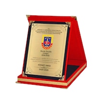 Jandarma Teşekkür Plaketi Özel Jandarma Hizmet Anısı Plaket 12x16