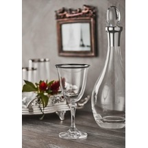 DECORİUM ARS 1115 6 PRC. KIRMIZI SARAP KADEHI DALIA PLATIN