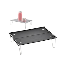 Luckstone Zdz-003-Gy Alüminyum Masa Kolay Katlanır Masa - Siyah