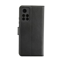 Xiaomi Redmi Note 11t Uyumlu Kılıf Trend S Plus Kapaklı Kılıf - Siyah
