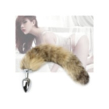 Truva Shop Fantezi Tilki Kuyruk Gümüş Renk Metal Anal Plug 7 Cm Anal Tıkaç