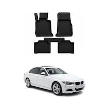 Bmw 3 Series F30 2011-2018 Uyumlu 4d Havuzlu Paspas Kauçuk Siyah 5 Parça