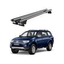 Venüs Mitsubishi Pajero Sport 5d 1996-2008 Uyumlu Gri Ara Atkı Port Bagaj Tavan Barı
