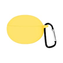 Microsonic Huawei Freebuds 6i Mat Silikon Kılıf Sarı